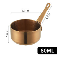 Cacerola pequeña de acero inoxidable para leche – Oro rosa