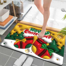 Tapis de porte de Noël pour l'entrée extérieure
