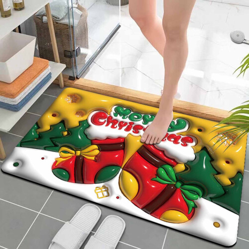 Tapis de porte de Noël pour l'entrée extérieure