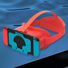 VR Headset 3D VR Glasses with Adjustable Lens and Headband with Adjustable HD Lens for Switch and Switch OLED