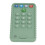 Phone-shaped teething ring, funny simulated phone teething toy, green 1