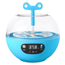 Egg incubator, automatic egg incubator for 6 eggs, small poultry hatches with automatic control of the