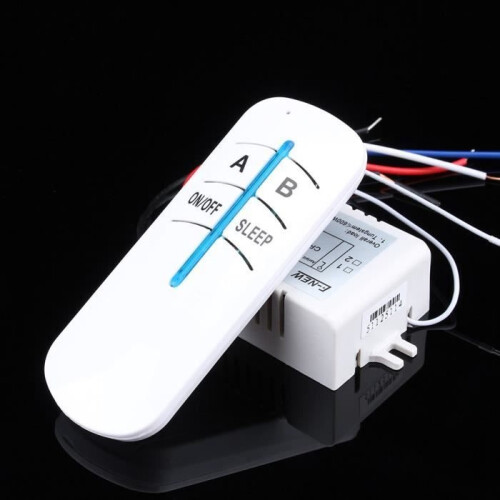YOSOO Remote Control Switch for LED Lamp 180-240V 2-Way ON/OFF Wireless Digital RF Remote Control Switch
