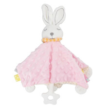 Baby safety blanket, non-toxic, soft and cute, plush, rabbit, nursery towel, toy for