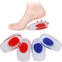 Pack of 2 pairs of gel heel pads for heel pain (EU 36-39)