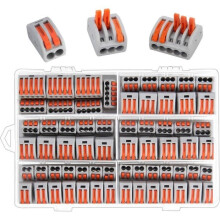 Compact Wire Connector, 100pcs Electrical Connector, Lever Nut Connector, Automatic Connection Terminals