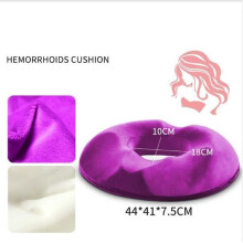 Ring Cushion - Memory Foam - Ring Cushion - Foam Donut Cushion for Hemorrhoids, Coccyx Pain, Purple