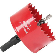 70mm HSS High Speed Steel Hole Saw M42 Hex Shank for Wood and Metal YYV