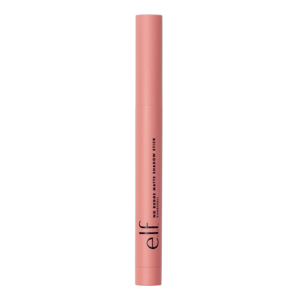 E.l.f. Not,Specified No Budge Matte Shadow Stick, One-Swipe Cream Eyeshadow Stick, Long-Wear & Crease Resistant, Matte Finish, Vegan & Cruelty-Free, Bombshell