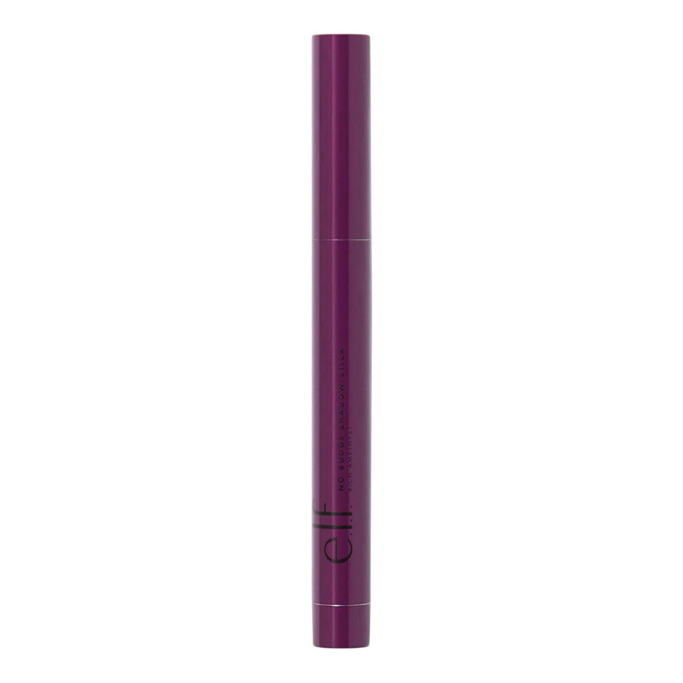E.l.f. No Budge Shadow Stick, Longwear, Smudge-Proof Eyeshadow, Twist-Up Design & Built-In Sharpener, Vegan & Cruelty-Free, Rich Amethyst Not,Specified