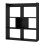 Bookshelf with 7 Cubes, 80x20x90 cm, Black 1