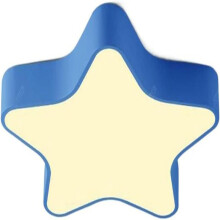 Plafonnier LED de 52 cm avec motif d'étoiles bleues, intensité réglable, pour chambre d'enfant