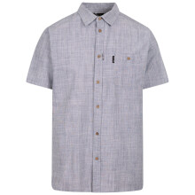 (S, Dark Peacock) Trespass Mens Basham Woven Shirt