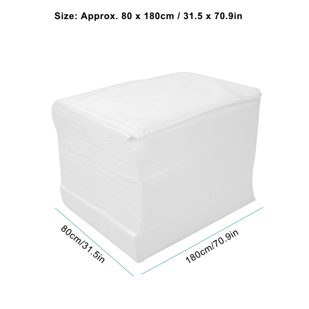 100 Disposable Sheets for Salon & Hotel