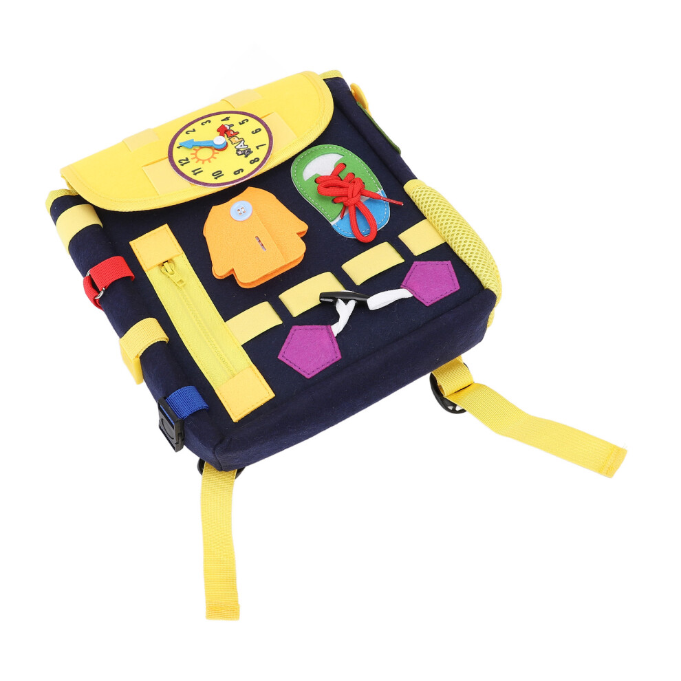 Felt Toddler Backpack Activity Sensory Board