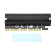 NVMe PCI-E 3.0 16x m.2 PCIe to M key NGFF SSD Adapter Card, PCIe 4x 8x 16x Output -COU-CWU