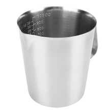 Messbecher aus Edelstahl Milchschaumaufschäumer 1000 ml