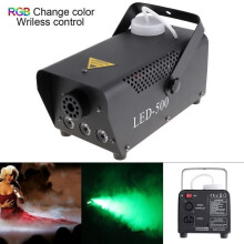 500W LED RGB Color Smoke Machine / Professional LED Smoke and Stage Ejector for Bars / KTVs