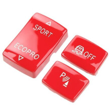 Dilwe Anti-slip ESP Switch Speed Button Kit 6131 9252 912-1 ESP, Auto Switch Red