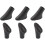 Anti-slip rubber protective tips for walking poles, replacement tips for hiking poles (6 pcs) 1