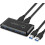 USB 3.0 switch with 2 inputs and 4 outputs for sharing peripherals between 2 PCs - Black 1