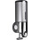 Wall-mounted soap dispenser - Silver - 400ml capacity - Stainless steel and plastic 1
