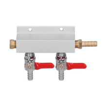 2-way gas distributor with integrated check valves - GOTOTOP
