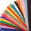Da.Wa 50x Zipper Pulls, Sewing Accessory, Nylon Haberdashery, Random Multicolor, 20cm 1