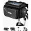 4L Bicycle Handlebar Bag - Black - Durable Double Mounting System with Removable Shoulder Strap 1