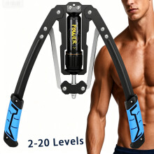Torsion Arm Fitness Machine, 10-200kg Hydraulic Power Chest Exerciser, Upper Body Exercise, Hydraulic Power, Arms Enhanced Exercise Strengthener