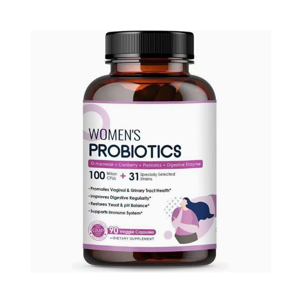 (1Pc) Probiotics for Women, 100 Billion CFUs Probiotic with Digestive Enzymes Prebiotics, 120 Capsules