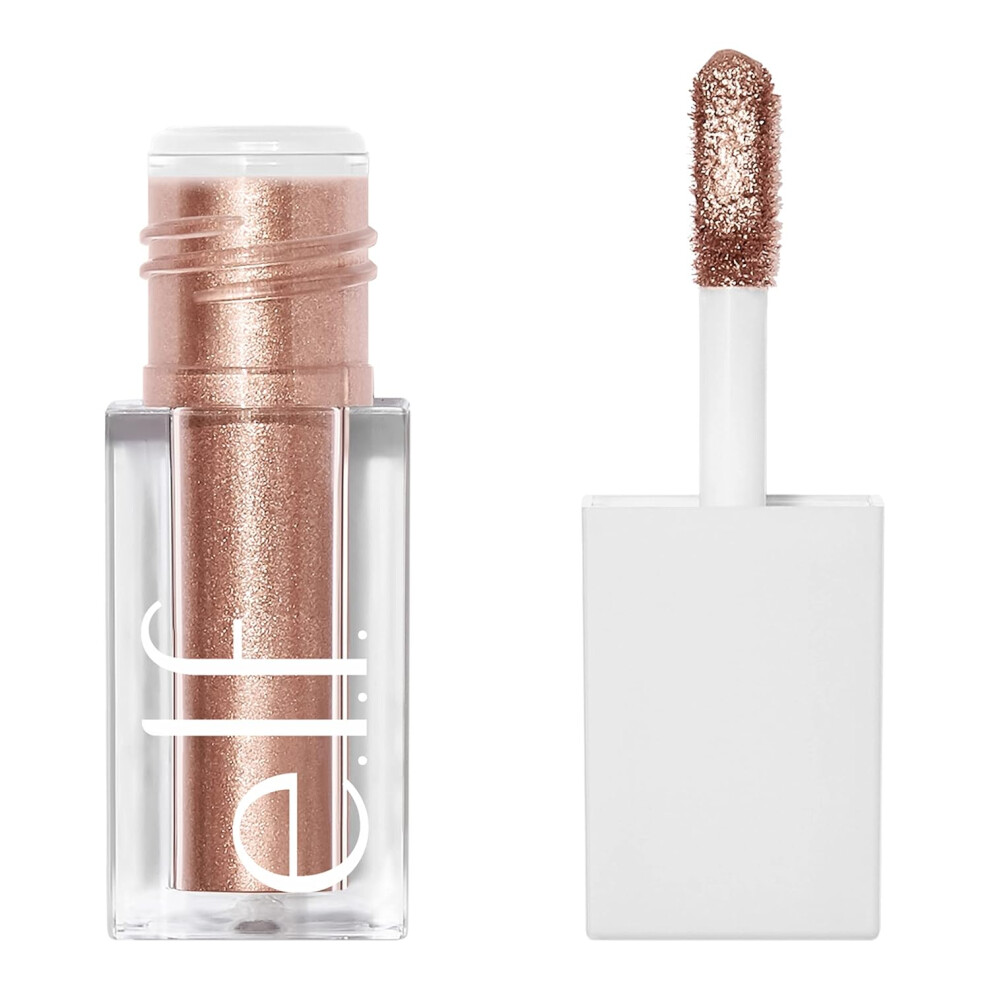 E.l.f. Liquid Metallic Eyeshadow, Quick-Drying, Long-Lasting, Gel-Based Formula For One-Swipe Pigmented Coverage, Vegan & Cruelty-Free, Comet Not,Specified
