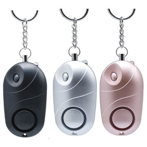 Pocket Alarms, 140 Decibel Emergency Personal Security Alarm with LED Lights (Rectangular)