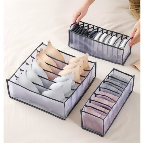 3-piece set: Underwear Drawer Organizer