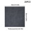 Living And Home (Dark Grey, 30x30cm) 20pcs Polyester Self Adhesive Carpet Tiles 5
