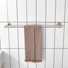 24-inch stainless steel towel rack, 2 installation methods, brushed finish