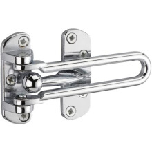 Door restrictor for front door, stop block, 105mm, nickel-plated 183