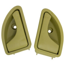 FINAO FRANCE - 2 Green Interior Door Handles for Renault Kangoo and Twingo
