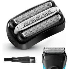32B Electric Shaver Head for Braun Series 3 Compatible, Replacement Part for Black Shaver Head Series 3 300S/301S/310S/320S