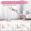 MERACH Ab Trainer Machine Foldable Pink 4