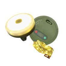 LED-Lichterkette für Camping, wasserdicht, wiederaufladbarer 1800-mAh-Akku, für Zelt, Garten und Outdoor