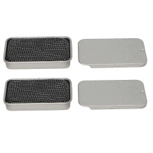 Spirituskocher, windfest, tragbar, Edelstahl, für Camping, Picknick, Backen, 2er-Pack