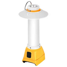 LED-Campinglaterne, 800 lm, USB-Typ-C-Ausgang, kompatibel mit 18-V- und 20-V-Akkus und Powerbanks