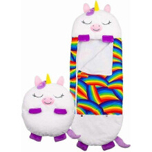 2-in-1 Kinderkissen und Schlafsack, verwandelt sich in ein niedliches Tier für Kinder im Alter von 3-6 Jahren