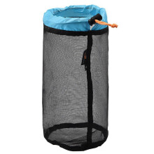Ultraleichte Aufbewahrungsbeutel aus Nylon-Netzgewebe mit Kordelzug, 5er-Set, ideal für Reisen, Wandern und Campingausrüstung