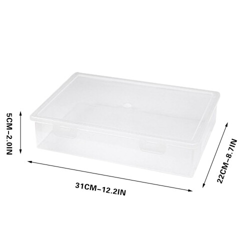 Plastbeholdere med lokk S/M/L 2