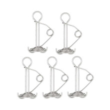 Steel Tent Spring Buckles & Wind Rope Clips for Awning and Camping Shelter Setup