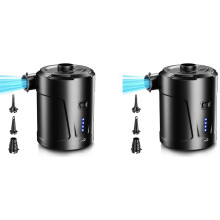 Pompe à air électrique sans fil portable 5000 mAh rechargeable USB-C pour matelas gonflables, jouets de piscine et camping