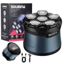 HATTEKER HT-965 Afeitadora eléctrica para hombres, apta para calvas, para uso doméstico