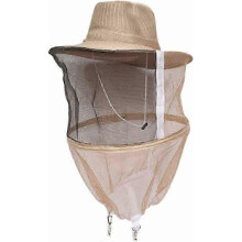 Beekeeping Hat with Veil, Mosquito Repellent Head Mask with Steel Ring Base & Adjustable Neck